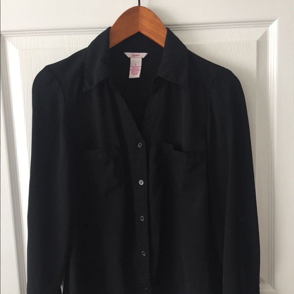 Black Button Down